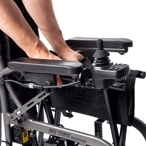 Fauteuil roulant électrique pliant en magnésium Martinika