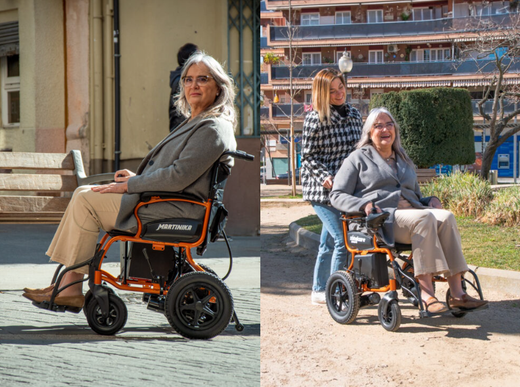 Martinika Silla de Ruedas Eléctrica Plegable