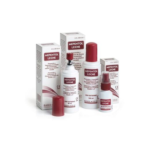 Mepentol Milk Spray Prevention and Treatment of Stage I and II Pressure Ulcers