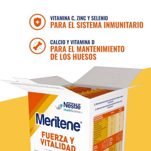 Meritene Chocolat 30g 15 Enveloppes