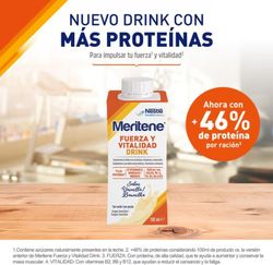 Meritene Strength and Vitality Drink Pack Vanilla 6 x 125 ml