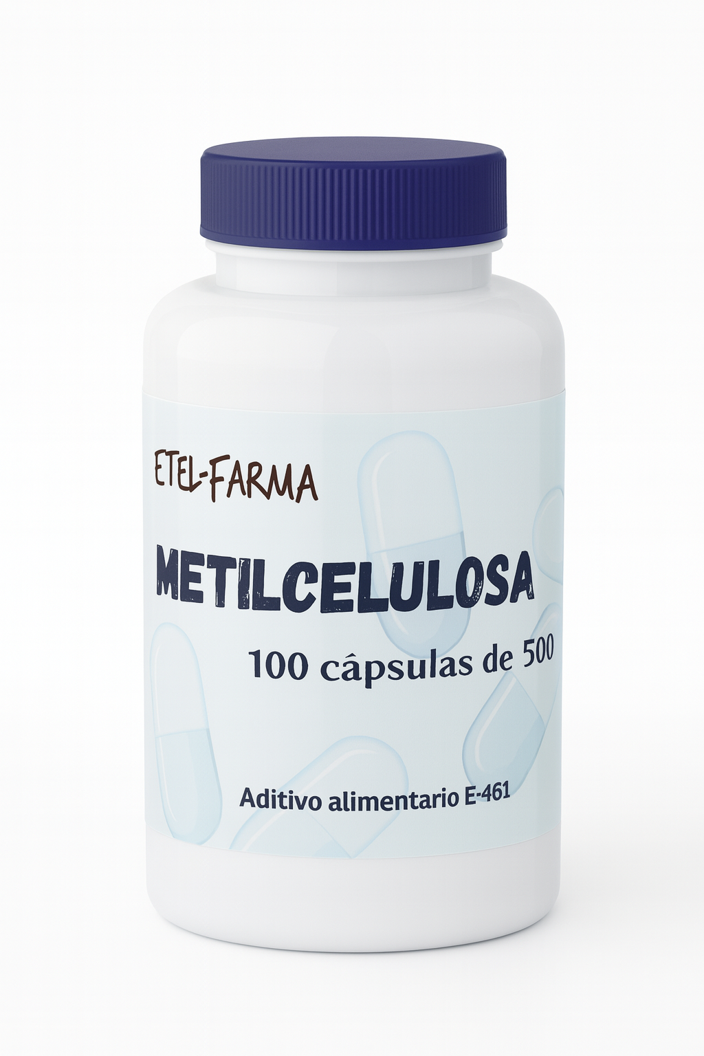 Estel-Farma Metilcelulosa 500 mg 100 Cápsulas