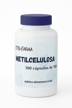 Estel-Farma Metilcelulosa 500 mg 100 Cápsulas