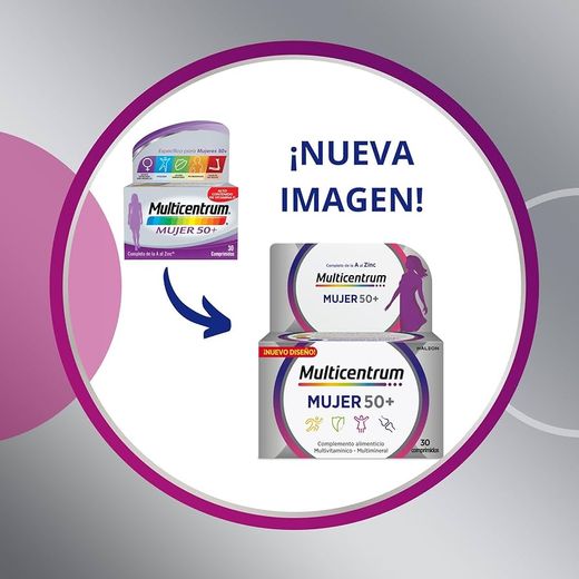 Multicentrum Mulher 50+ 30/90 Comprimidos