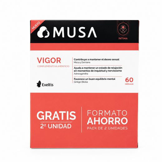 MUSA PACK Vigor pour femmes 2 x 60 capsules