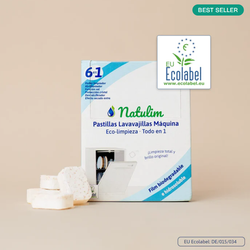 Natulim Eco Pastillas Lavavajillas 6 en 1 60 Lavados