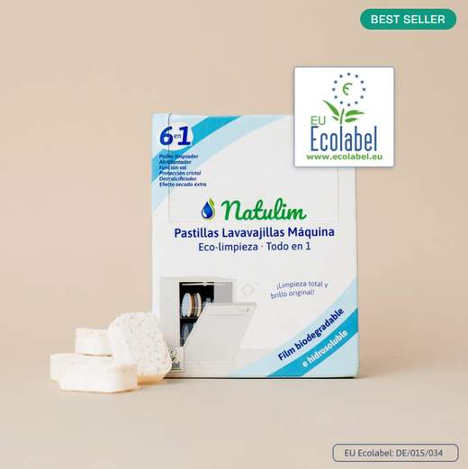 Natulim Eco Pastillas Lavavajillas 6 en 1 60 Lavados