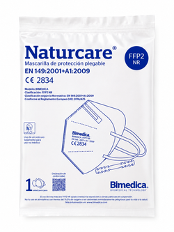 Naturcare Mascarilla Vertical Plegable FFP2 Pack 1 Unidad