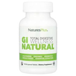 Nature’s Plus GI Natural Probióticos Enzimas Digestivas 90 Comprimidos