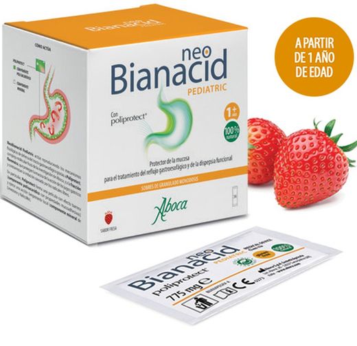 Neobianacid Pediátrico 36 Sachês Sabor Morango