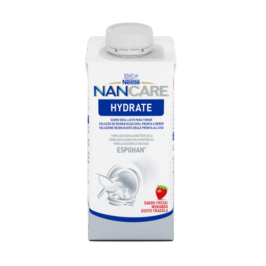 Nestlé NANCARE Hydrate Solução de Reidratação Oral para Crianças com Diarreia 4x200 ml