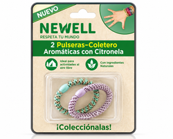 Newell 2 Bracelets - Aromatic Scrunchie With Citronella