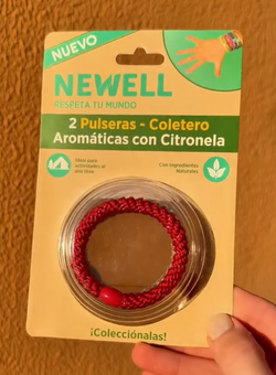 Newell Pulseras-Coletero Aromáticas con Citronela 2 Pulseras