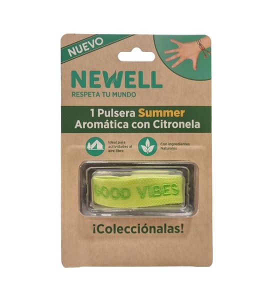 Newell Pulsera Aromatica con Citronela 1 Unidades