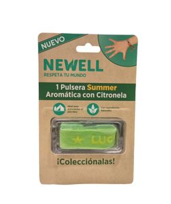 Newell Pulsera Aromatica con Citronela 1 Unidades