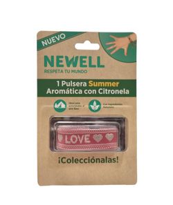 Newell Pulsera Aromatica con Citronela 1 Unidades