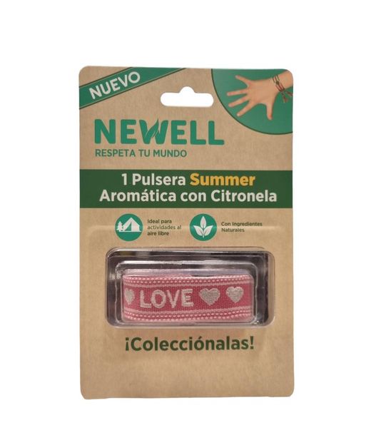 Newell Pulsera Aromatica con Citronela 1 Unidades
