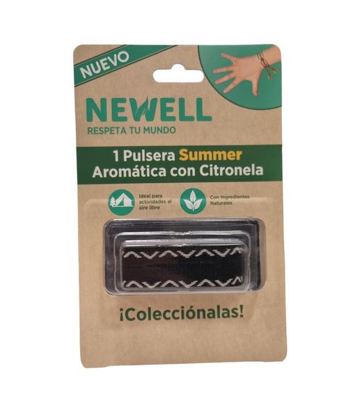 Newell Pulsera Aromatica con Citronela 1 Unidades