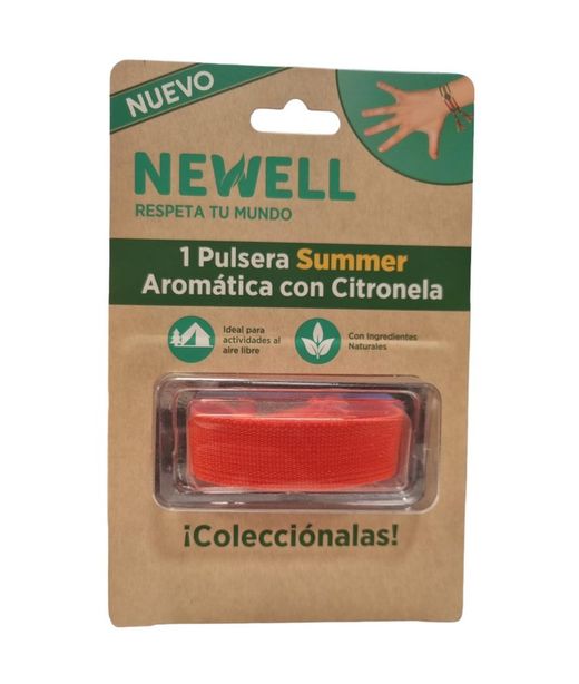 Newell Pulsera Aromatica con Citronela 1 Unidades