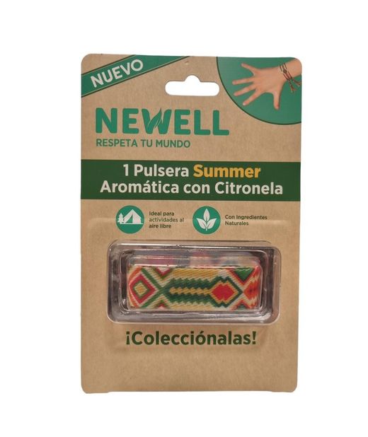 Newell Pulsera Aromatica con Citronela 1 Unidades