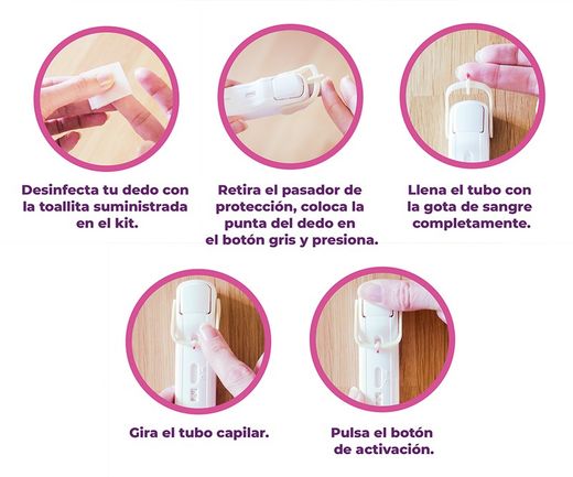 Ng Precision Prueba de Embarazo en Sangre 1 Prueba