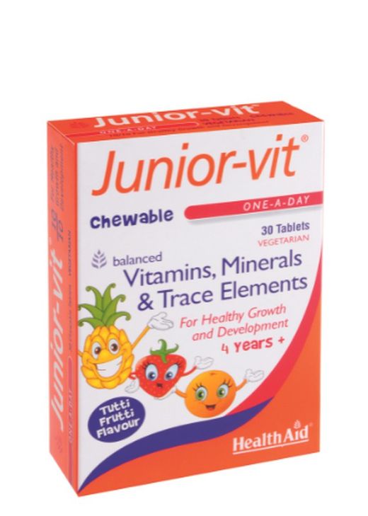 Nutrinat HealthAid Junior-vit 30 comprimidos