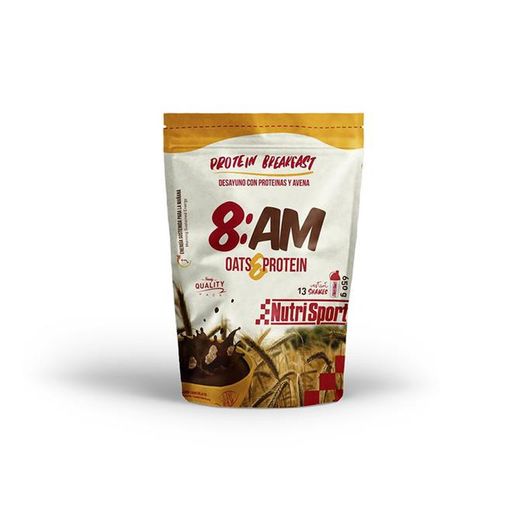 Nutrisport 8AM Batido Proteico Sabor Chocolate 650 g