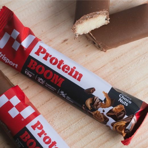 Barra de Creme de Amendoim Nutrisport Protein Boom 1 Unidade