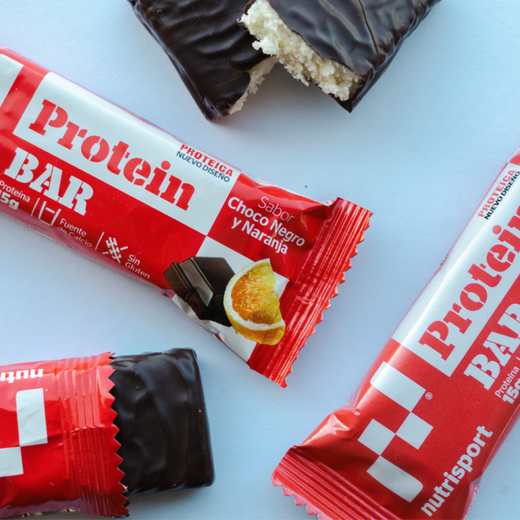Nutrisport Protein Bar Barrita Proteica Choco Negro y Naranja 44 g