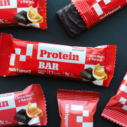 Nutrisport Protein Bar Barrita Proteica Choco Negro y Naranja 44 g