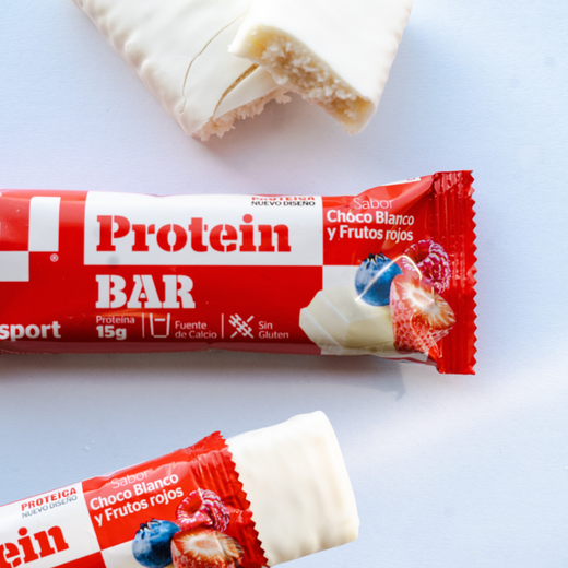 Nutrisport Protein Bar Barrita Proteica Choco Blanco y Frutos Rojos 44 g