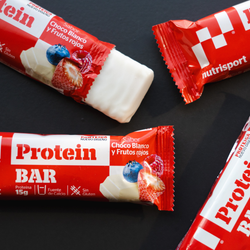 Nutrisport Protein Bar Barrita Proteica Choco Blanco y Frutos Rojos 44 g