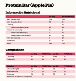 Barra de Proteína Torta de Maçã Nutrisport 44 g