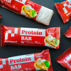 Barra de Proteína Torta de Maçã Nutrisport 44 g