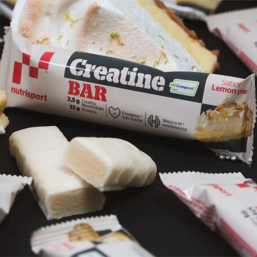 Barra de Creatina Nutrisport Creapure 1 Barra Chocolate / Melão / Limão