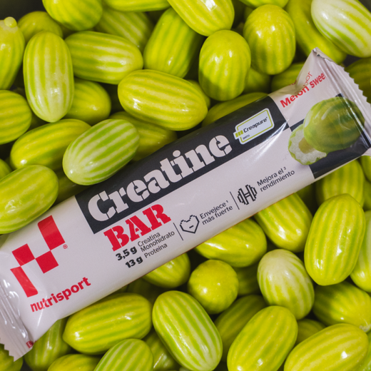 Barra de Creatina Nutrisport Creapure 1 Barra Chocolate / Melão / Limão