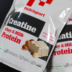 Nutrisport Creatine Creapure & White Choco Protein with Hazelnut 500 g