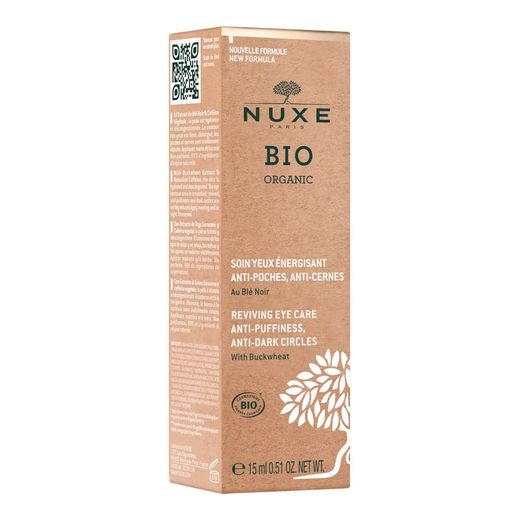 Nuxe Bio Tratamiento Contorno de Ojos Energizante Anti-Ojeras Anti-Bolsas 15 ml