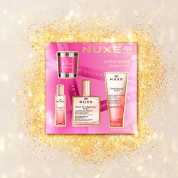 Nuxe Cofre de Navidad Happy in Pink Fragancia Huile Prodigieuse Floral 4 Productos