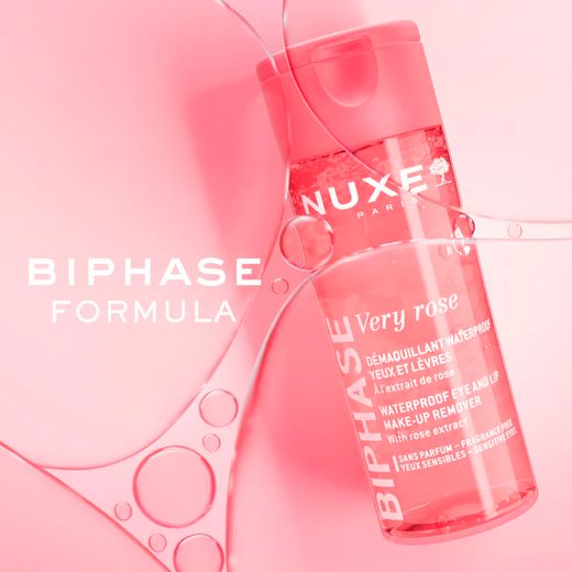 Démaquillant waterproof yeux et lèvres biphasique Nuxe 100 ml
