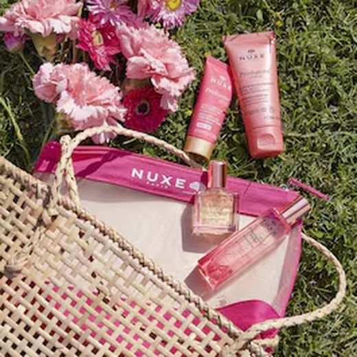 Trousse de toilette de voyage fleurie Nuxe