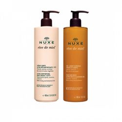Nuxe Reve de Miel Pack Gel Limpiador 400ml + Crema Corporal 400ml