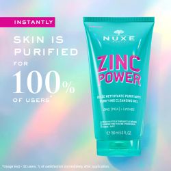 Nuxe ZINC POWER Gel de Limpeza Purificante 150 ml