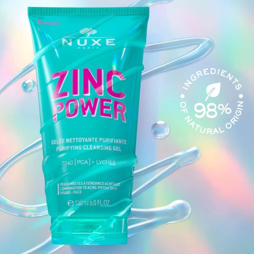 Nuxe ZINC POWER Gel de Limpeza Purificante 150 ml