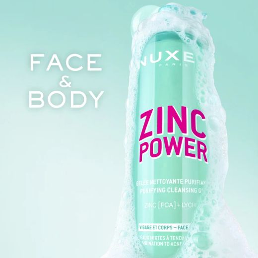 Gel nettoyant purifiant NUXE Zinc Power 400 ml