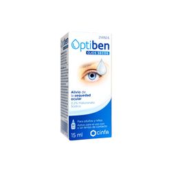 Optiben Ojos Secos Gotas Sequedad Ocular 15 ml