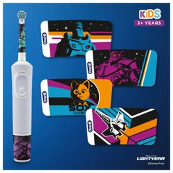 Escova de dentes elétrica infantil Oral-B da Lightyear Pixar