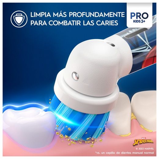Escova de dentes elétrica Oral-B Pro Kids Spiderman com 1 substituição