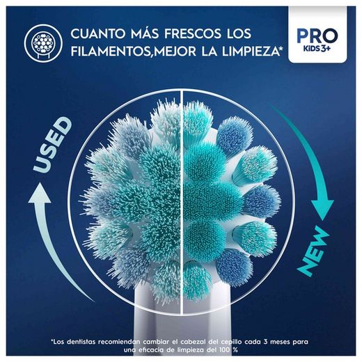 Escova de dentes elétrica Oral-B Pro Kids Spiderman com 1 substituição