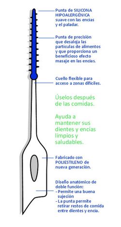 OraTek Palillos Suaves de Silicona Hipoalergénica 40 Unidades